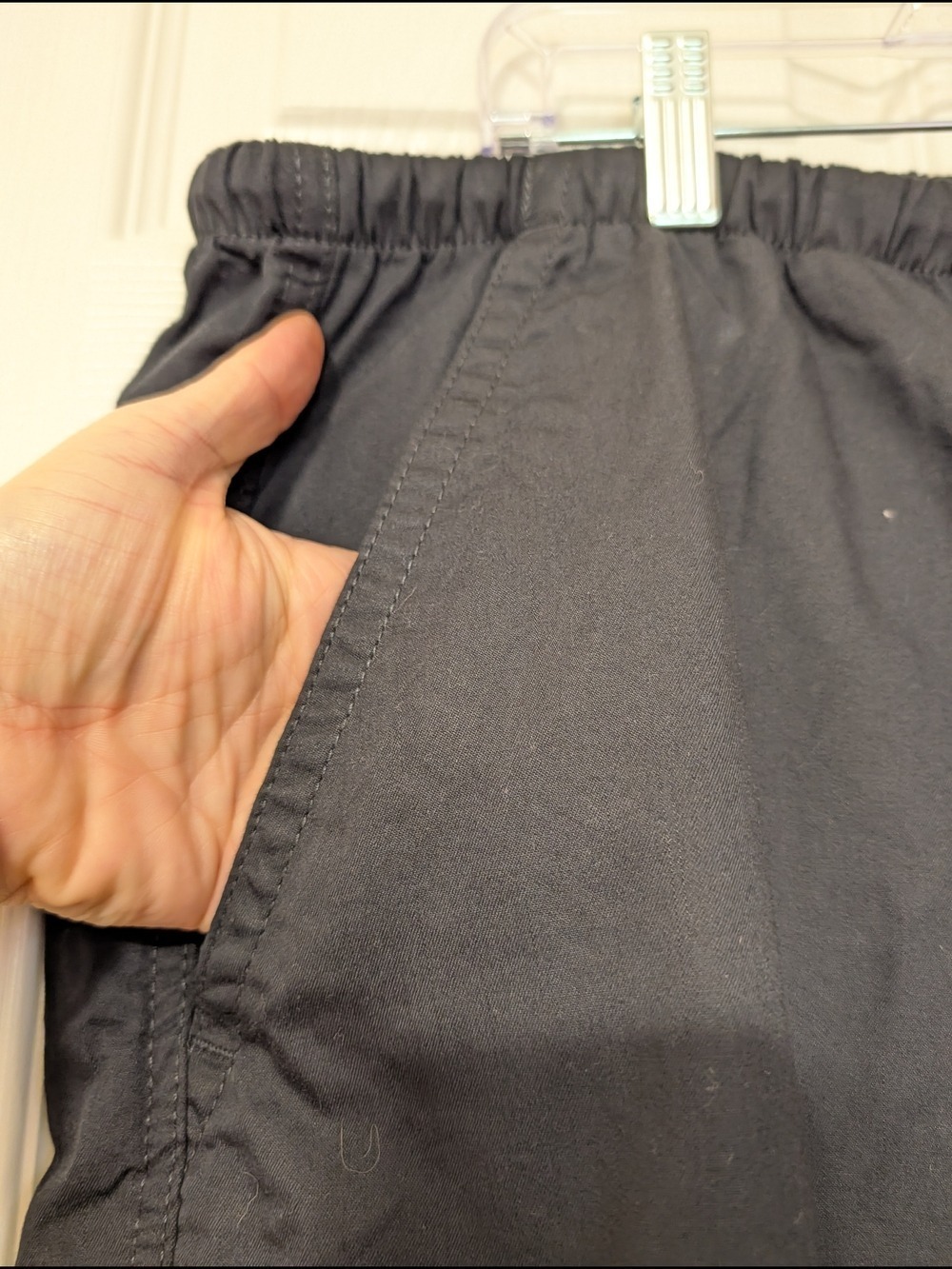 Amazon Essentials Black Wide Leg Pants Drawstring - Picture 5 of 7
